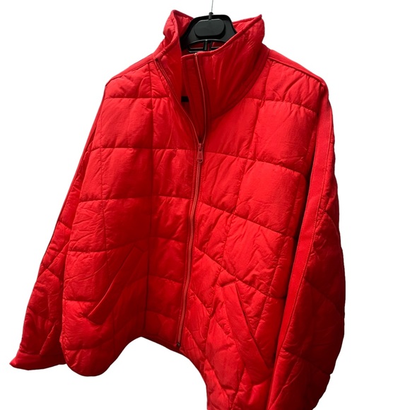 Free People Jackets & Blazers - Free people packable jacket puffer poppy red